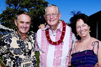 Tom Jacobs, Dick Rodby and Linda Jacobs