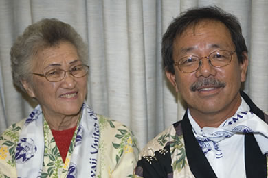 Mildred Nakagawa and Stanley Tomasa