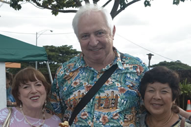 Jeanine and Cliff Provencal, Betty Higa