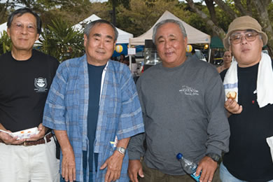 Victor Yamashiro, Carl Yanagi, Hachi Higa and Dexter Teruya