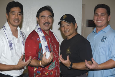 Paul Komeiji, Dave Arakawa, Jon Itomura and Brian Canubida