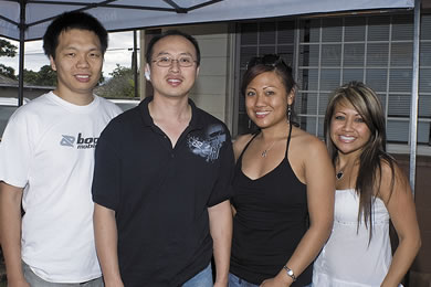 Chung Lau, Wesley Au, Beth Tapec and Kimmie Nestor