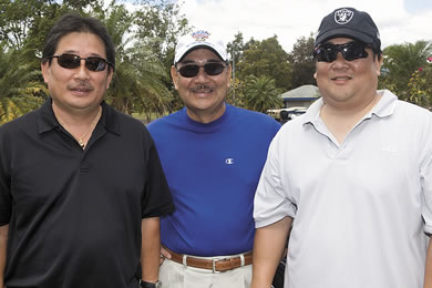 Dwight Kim, Mark Kunihisa and David Cha