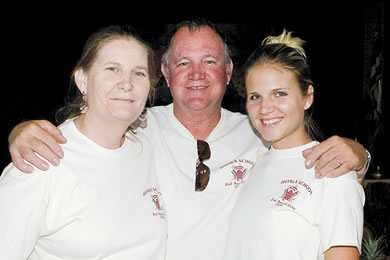 Pam, Mike and April Casey