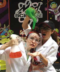 Sisters Jaime and Kelly Ferreira of Mad Science of Hawaii. Photo from Jaime Ferreira.