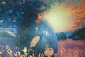 This mosaic of Father Damien