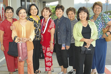 Beryl Lau, Joyce Azama, Lani Sakoda, Donna Hoshide, Susan Claveria, Jan Masaki, Naomi Matsumoto