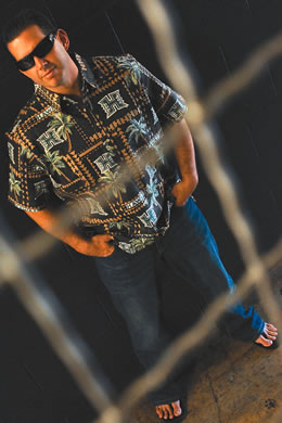 Kanoa Leahey: Reyn's 'UH Tapa' aloha shirt $77, Oakley 'Gascan' Hawaii exclusive sunglasses $135