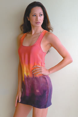 Giselle Pineda: Tiger Lily 'Lava' dress $215