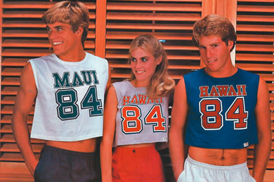 the '84 Choptops ($10) and men's and women's Crazyshorts