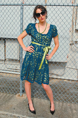 Emmanuelle Sailor: Betsey Johnson dress $150