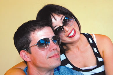 Greg Higa: Oliver Peoples aviator sunglasses $400 from Ilori Allison Higa: Blinde 'natural born thri