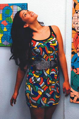 Karlee Coito: Lush multicolor dress $25