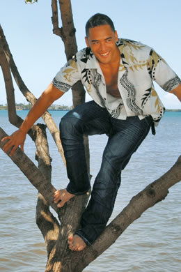 Michael Ahina: Missing Polynesia aloha shirt $75