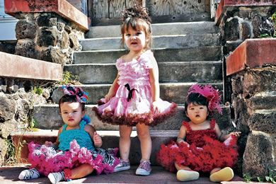  Kaleonahenahe Askew,  Karissalynn Chang and Audrey Tajiri