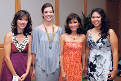 Carolyn Gima, Courtney Gaddis, Brenda Wong Yim and Allison Higashi