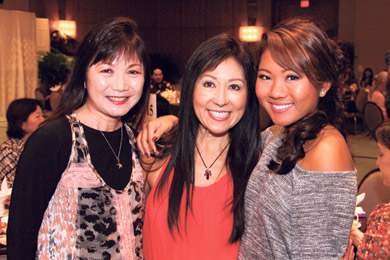 Karen Mizumoto, Debbie Kikuchi-Chang and Bree Chang
