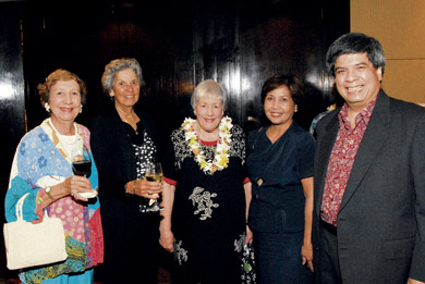 Ivanelle Choy, Roselle Armitage, Phyllis Zerbe and Tess and Joe Blanco