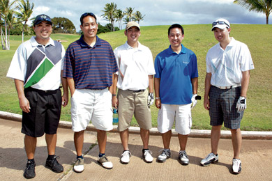 Lance and Kyle Hashimoto, Blane Ogawa, Neal Matsumoto and David Watanabe
