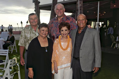 Lee and Luci Donohue, Jim Nicholson, Leilani Keough and Anthony Guerrero