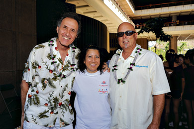 Pierre Grill, Sunny-Aloha Miller and Ricky Hana
