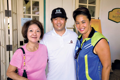 Wendy Miyashiro, Kevin Fujimoto and Wendy Loh