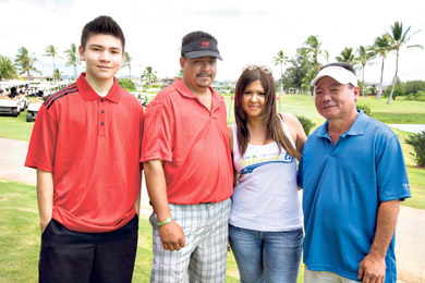 Reeve and Ray Solliday, Tami Medeiros and Bert Ikei