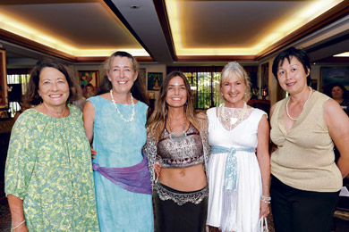Linda Santos, Jean Stromberg, Estaryia Venus, Alexandra Avery and Mona Choy-Beddow