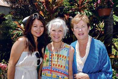 France Wood, Lois Cain and Joanne Wood