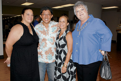 Kellei Lota, Dennis and Pamela Fujii, and Tiare Reierson