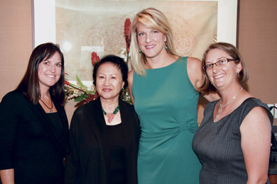 Simone Perez, Nancy Manley, Andrea Anderson and Joanna Amberger