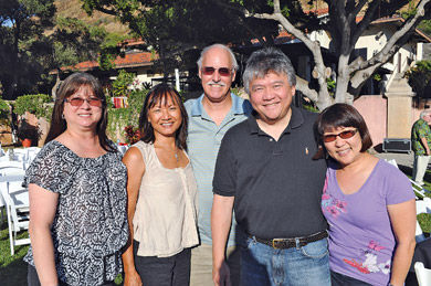 Phyllis Au, Linda Andersen, Steve Wilson, and Sterling and Joy Yee