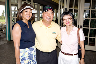 Wendy Sanemitsu, Mike Miyabara and Sharon Hayashi