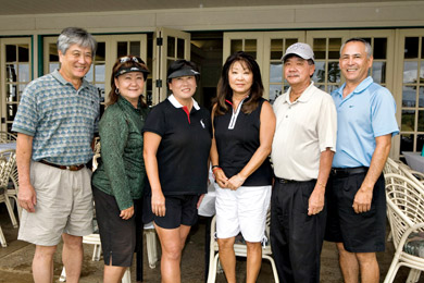Jim Watanabe, Sandie Shibata, Rayna Tanaka, Sharon Tsutsui, Alan Hayashi and Kimo Rogers