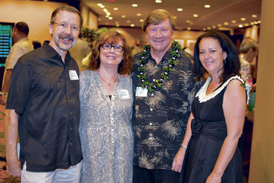 Susan and Ed Catmull, and Joe Rice and Florence Coletta-Rice