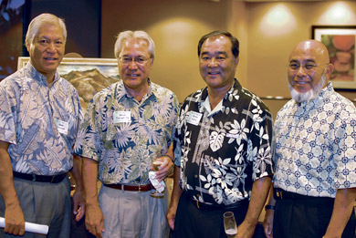 Bob Crowell, Steve Teruya, Denis Isono and Walter Ozawa