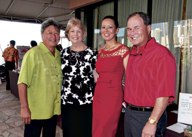 Buzzy and Dianne Lee, and Sandy and Mike Irish