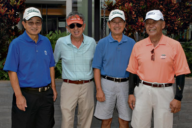 Roy Nishimoto, Ralph Horii, Dennis Enomoto and Francis Aoki