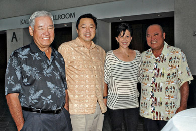Buzzy Chang, Clint and Rena Takekawa and Lance Terayama