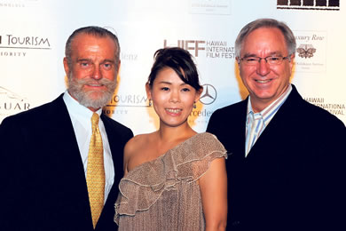 Chuck Boller, and Chieko and Rick Egged