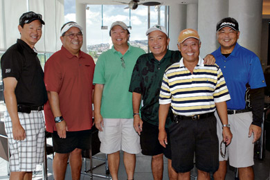 Ken Hayashida, Jon Suzuki, Warren Young, Ed Yoshimura, Rudy Mina and Karl Kaneshiro