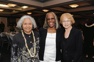 Amy Agbayani, Faye Kennedy and Carolyn Wilcox