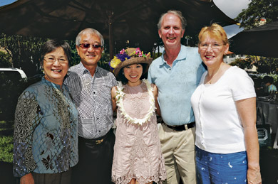 Sandy and Jon Lee, Yoshimi Otake and J. and Laurie Chivers