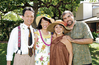 Koji and Keiko Kajiwara, and Marian and Jack Morrison