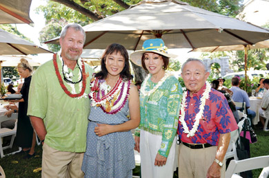 Gary Sprinkle, Pamela Young, Dr. Lei Ahu Isa and Dr. Lawrence Tseu