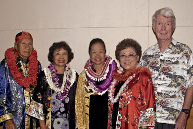 Joe and Barbara Young, Dr. Tin Myaing Thein, Rena Young-Osche and Jack Reynolds