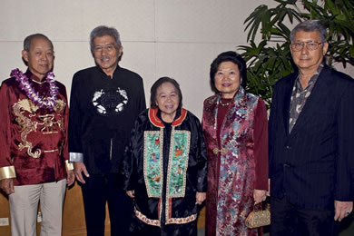 Gordon Au, Stanford Yuen, Helen Tomiyasu, and Frances and Edward Goo