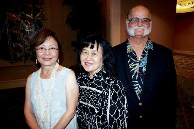 Vivian Tsuji, and Charlene and John Vaughn
