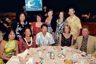 Mona Chong, Colleen Wong, Bob Ching, Martha and Tony Smith, (back) Winona Chong, Gail Lerch, Jenai S