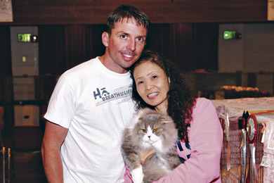Vernon and Reiko Brown with Totoro